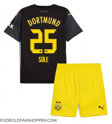 Borussia Dortmund Niklas Sule #25 Udebanetrøje Børn 2024-25 Kortærmet (+ Korte bukser)